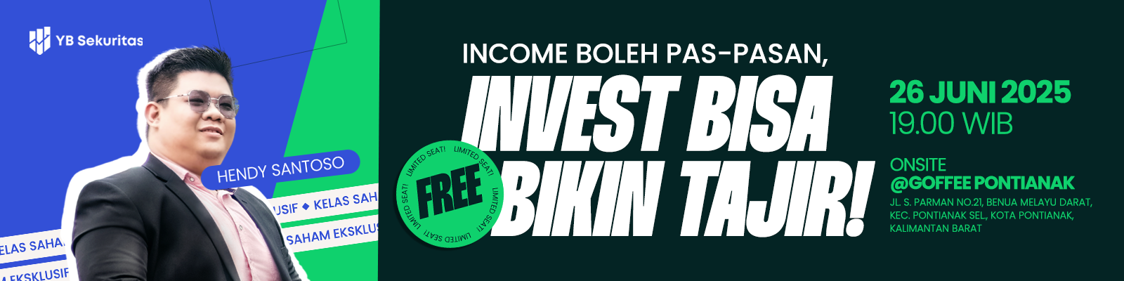 Income Boleh Pas-Pasan, Invest Bisa Bikin Tajir!